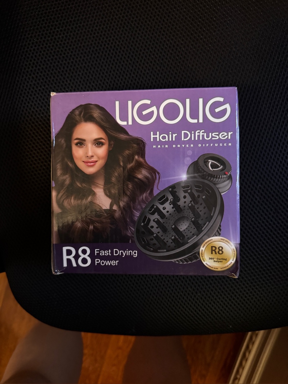 R8 Purple Hair Diffuser - Fast Drying Power